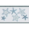 thumbnail image 3 of Authentic Hotel and Spa  Teal Blue Turkish Cotton Starfish Embroidered Bath Towel, 3 of 3