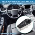thumbnail image 2 of Interruptor de faros Unique Bargains No.20466304 Interruptor de control de luz de niebla para Volvo FH FM Plástico Negro, 2 of 6