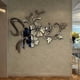 thumbnail image 5 of Etiqueta de pared de espejo acrílico, calcomanía de pared 3D extraíble para sala de estar, dormitorio, baño, estudio, 5 of 10