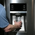 thumbnail image 5 of Bandeja de goteo para refrigerador de 2 piezas para dispensador de agua, almohadilla absorbente de agua para refrigerador, gris oscuro, 5 of 5