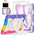 thumbnail image 1 of Case for iPad Air Case M / M for Kids Shockproof Rugged Case with Builtin Screen Protector Rotating Stand Pencil Holder Shoulder Strap for iPad Air &, 1 of 7