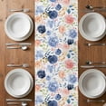 thumbnail image 6 of Colorful Flowers Table Runner - 60 Inch Long, Kitchen Dining Table Runner Dresser Scarves, Watercolor Botanical Farmhouse Floral Farmhouse Decor for Coffee Tables Wedding Party Banquet, 6 of 8