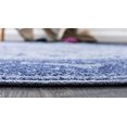 thumbnail image 2 of Unique Loom La Jolla Collection Tone Traditional Round Rug, 8 Feet, Blue/Navy Blue, 2 of 2