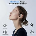 thumbnail image 2 of Wireless Earbuds, Translation Earbuds Real Time, 3 in 1 Ai Language Translator Earbuds, HD Sound, Long Battery Life, for Business Learning Travel, Black（No Subscription Fee）, Black, 2 of 8