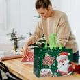 thumbnail image 4 of Taicans 12Pcs Large Non-Woven Christmas Gift Bags - Waterproof Holiday Tote Bags (12.99x9.84x6.69in),Foldable & Reusable for Party Favors,Shopping & Secret Santa Gifts, 4 of 6