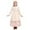 f#326Pink408, variant on CAIVO Kids Elegant Child Dress Flowy Girls Gown Performance Adventure Whimsical Garden Party With Delicate Lace Embellishments Soft Outfit Sets Long Sleeve O-Neck Holiday Christmas Clothing Sets