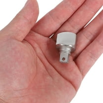 Masteelf 2pcs Door Handle Mounted Small Metal Knob Stainless Steel Locking Knob Anti-Theft Security Door Knob For Bedroom Bathroom Living Room