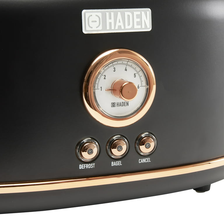 Haden Dorset Stainless Steel 4-Slice Toaster - Putty