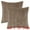Brown, variant on Unique Bargains Soft Plush Throw Pillow Covers Decorative White 18" x 18"