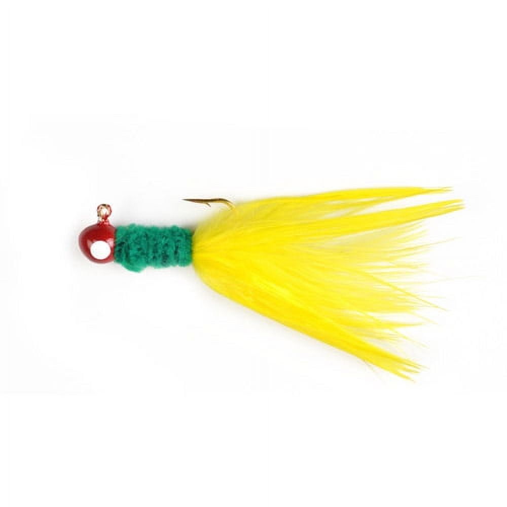 Johnson Beetle Bou Fishing Lure, Yellow/Black/Yellow, 2 in
