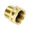 thumbnail image 1 of Adaptador de Manguera 3/4" GHT Hembra x 1/2" NPT Macho, Conector de Manguera de Jardín, Oro, 1 of 6