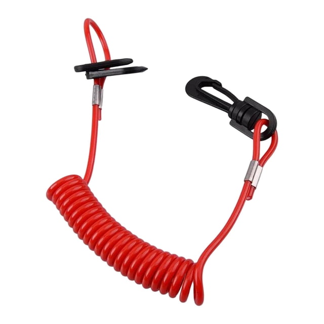 Cordón de Llave para Interruptor de Parada de Lancha Motora, Interruptor de Parada, con 2