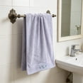 thumbnail image 6 of HOZADOIE Elegant Face Cotton Towels 13X29In, Ultra Soft & Highly Absorbent Hand Towels for Bathroom, Soft Feel Fingertip Towels Quick Drying Towels, Gray, 6 of 7
