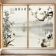 thumbnail image 2 of Películas para ventanas de estilo chino con pintura de tinta china, flores, pájaros, película de vidrio, autoadhesivas, estáticas, esmeriladas, 2 of 5