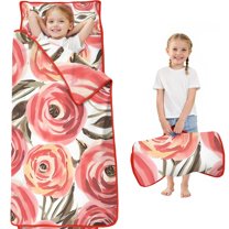 Pioneer Flower Floral Print Pattern Toddler Nap Mats for Kids Preschool,Sleeping Mat Bag or Kids,Toddler Sleeping Bag,Toddler Nap Mat or Daycare