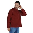 thumbnail image 3 of Atasi Kurta Courte pour Hommes Chemise Henley Manches Longues Col Mandarin, 3 of 7