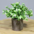 thumbnail image 2 of Jasmine Plastic Green Artificial Potted Plants Fake Flower Home Decoration Ins Style Paper Pulp, 2 of 3
