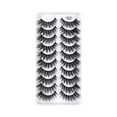 thumbnail image 1 of Pestañas, paquete múltiple, pestañas postizas de visón, volumen, finas, pares, estilo 8D, pestañas postizas, ojos de visón, 10 pares de pestañas, paquete de pestañas dramáticas, 1 of 7