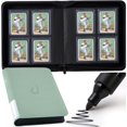 thumbnail image 1 of Carpeta Toploader D DACCKIT con capacidad para 128 tarjetas modelo A, color verde, 1 of 7
