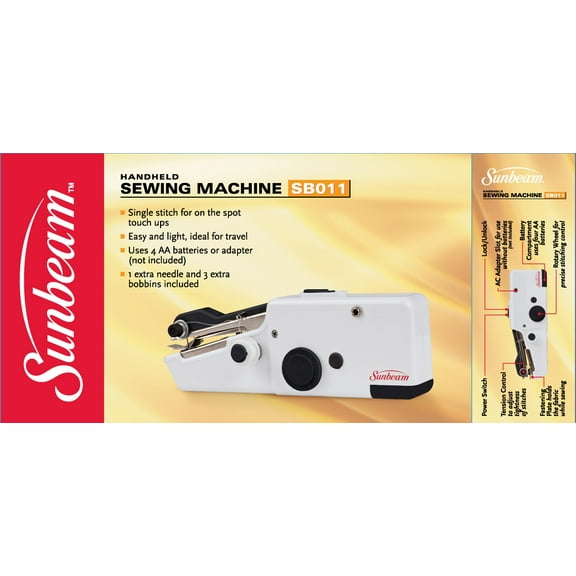 Sunbeam Cordless Portable Handheld Sewing Machine