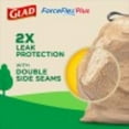 thumbnail image 4 of Glad ForceFlex Plus Kitchen 50% Recovered Plastic 13 Gallon Drawstring Bags, 45 Count, 4 of 8