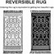 thumbnail image 4 of Boho Bathroom Mat, Boho Rug Kitchen Runner Black and White Bath Mat, Washable Bathroom Rug 60*90cm, 4 of 5