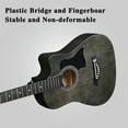 thumbnail image 2 of ADM 38'' Acoustic Cutaway Guitar for Kids Beginner Kit with Free Lessons, Black, 2 of 7