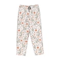 thumbnail image 4 of Xecao Flower Rabbit Women's Straight Lounge Pajama Pants: The Epitome of Relaxed Sleepwear, 4 of 9