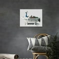 thumbnail image 3 of Peacock Wall Art Peacock Bathroom Pictures Wall Decor Aesthetic Peacock in Bathtub Canvas Prints Framed Modern Painting Artwork Home Office Decorations For Kitchen Bedroom Living Room 16"x12", 3 of 6