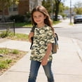 thumbnail image 3 of WRKEKC Summer Boys T Shirts Camo Print Loose Fit Round Neck Short Sleeve Casual Streetwear for 5-15 Years, 3 of 8
