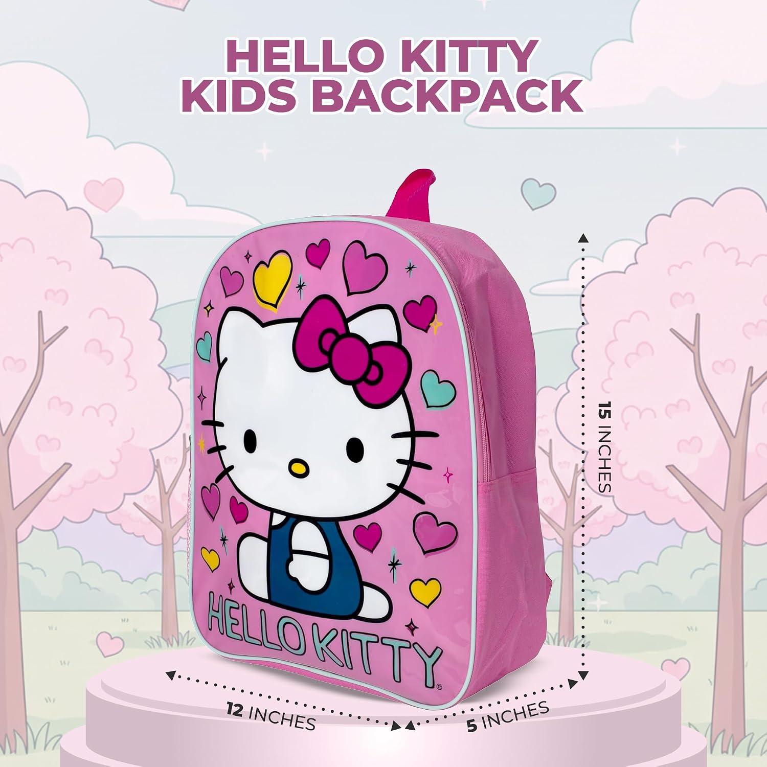 Hello Kitty Kids Backpack for Elementary School photo 2