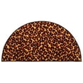 thumbnail image 1 of Furnish My Place Cheetah Real Area Rug for Living Room, Dining Room, Kitchen, Bedroom, Made in India - 27" x 54" Half Round, 1 of 5