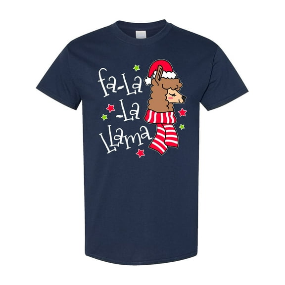 Inktastic Christmas Llama T-Shirt