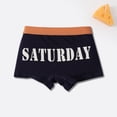 thumbnail image 5 of LJEFF Boys Cotton Boxer Briefs, Comfort Breathability Printed Elasticity Kids Underwear Boys Black Size 4-6, 5 of 9