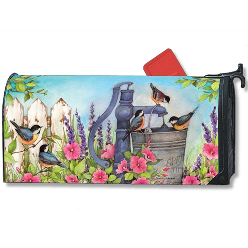 Birds of Spring Large Mailbox Cover 21336, Fits Large Mailbox