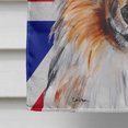 thumbnail image 4 of Carolines Treasures SC9893CHF Collie With English Union Jack British Flag Flag Canvas House Size, 4 of 4