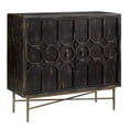 thumbnail image 6 of Starlight Canyon Home Black Accent Cabinet with 2 Doors, MDF and Metal Construction for Storage, 6 of 6
