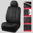 thumbnail image 3 of Rubbermaid Leather Car Seat,Sport-Style Car Seat Cover,Breathable,Easy to Clean,Universal Fit for Cars,Trucks and SUVs Black, 3 of 8