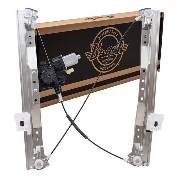 Brock Window Regulator w/ Motor for 2008-2020 Grand Caravan 2 Pin Connector Front Left 68030655AA