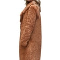 thumbnail image 5 of LMLYSoH Women Coat, Solid Color Cardigan Loose Jacket, Long Sleeve Folded Collar Wild Fashion Spring/Autumn/Winter Outerwear, 5 of 9