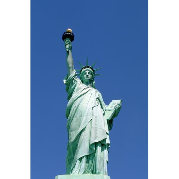 RWatts Statue Of Liberty New York City Ny Canvas Art - Ron Watts Design Pics (22 x 34)