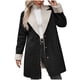 thumbnail image 1 of Chaquetas y abrigos casuales de manga larga sin capucha para mujer, abrigo de invierno cálido compuesto con cuello de solapa y botones, abrigo para mujer, 1 of 6