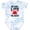 Tie Dye Blue, variant on Inktastic My Aunt and Uncle Love Me Nephew Boys or Girls Baby Bodysuit