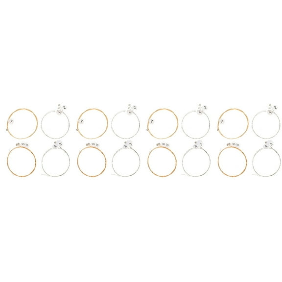 Set of 4 Zither Strings Set Guitar Case Harp Strings Lyre Music Equipment 40cm