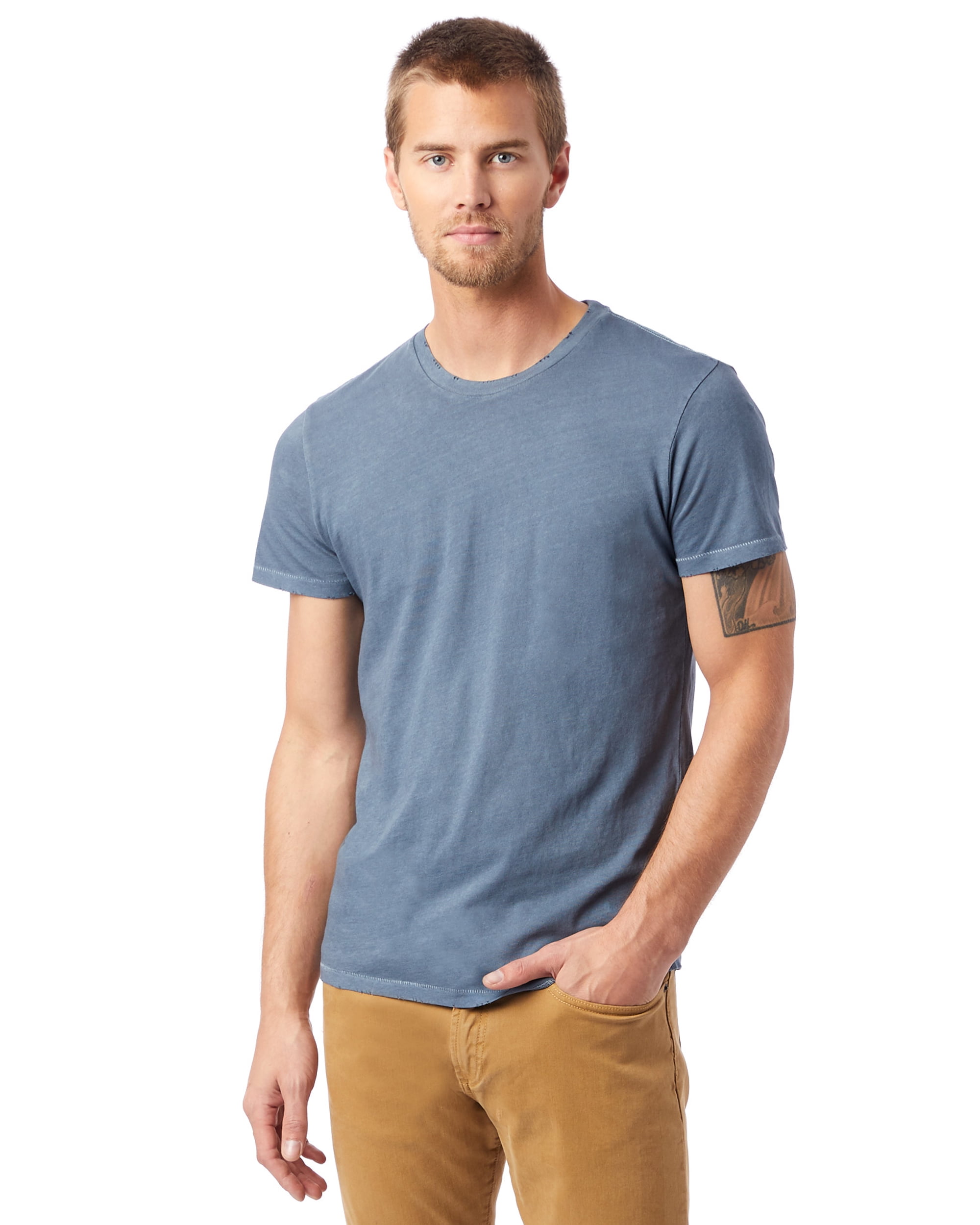 alternative apparel distressed heritage tee