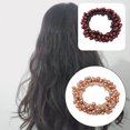thumbnail image 1 of Big Faux Pearl Hair Tie Smooth Rubber Band Stretchy Solid Color Women Hair Rope Hair Accessories, 1 of 8