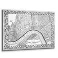 thumbnail image 2 of Epic Art 'Plan of New Orleans' by  Mitchell, Acrylic Glass Wall Art, 36"x24", 2 of 8