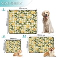 thumbnail image 3 of RMDQTR 3Pack Set of Small Pet Potty Pads Reusable Ultra-Absorbent Pet Training Pads Leak-Proof Pet Pads Gingham Pattern Yellow Roses, 3 of 7