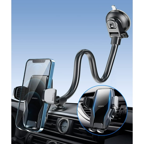 Soporte para teléfono Apps2Car para parabrisas, salpicadero o ventana de coche