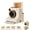 B, variant on 3D Printed Latte Art Camera, One Touch Coffee Stencil Printer with Interchangeable Stencil Cards, Manual Latte Art Maker for Cappuccino, Milk Foam, Hot Chocolate and Desserts, Home Cafe